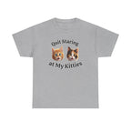 Playful Kitty "Quit Staring?" Funny T-Shirt