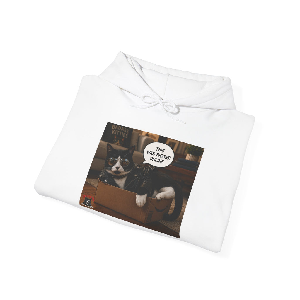Cat Meme-This Was Bigger Online – Funny Badass Cat Hoodie