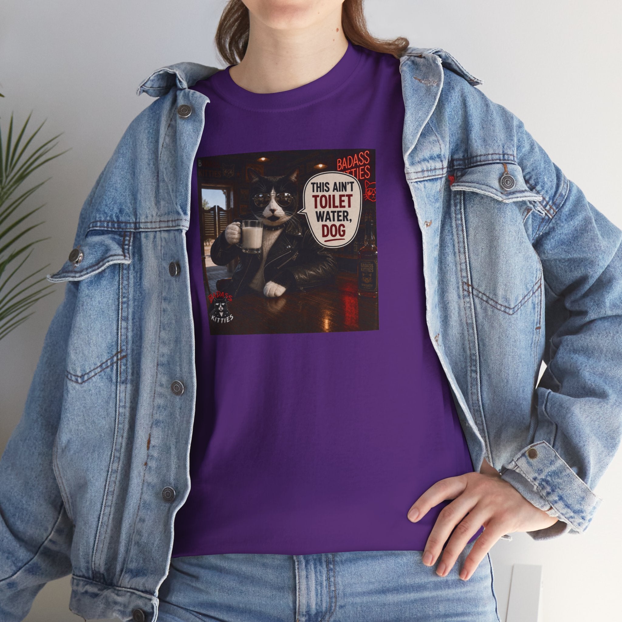 This Ain't Toilet Water, Dog. | Funny Badass Bruno Cat T-Shirt
