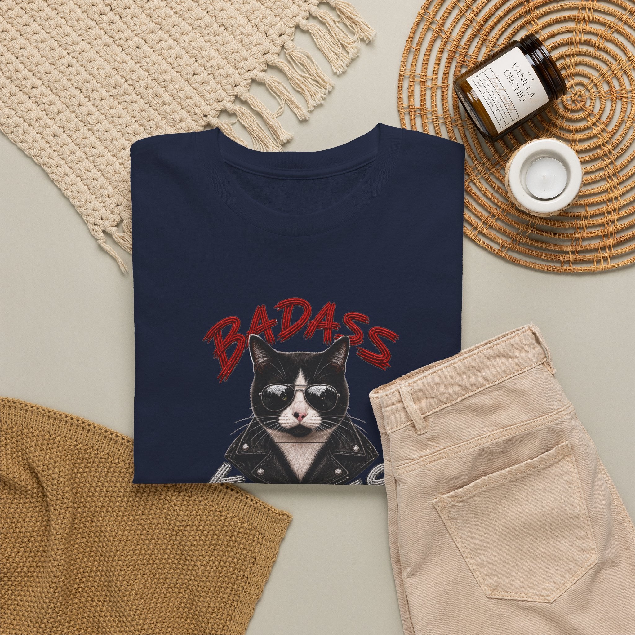 Bad-Ass Kitties™ Tee | Bruno Graphic Cat T-Shirt
