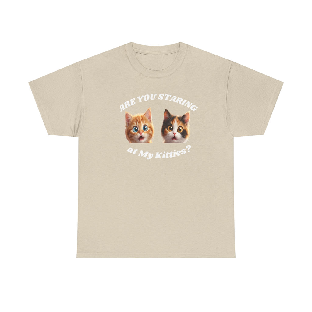 Silly Cat "Are You Staring" Tshirt