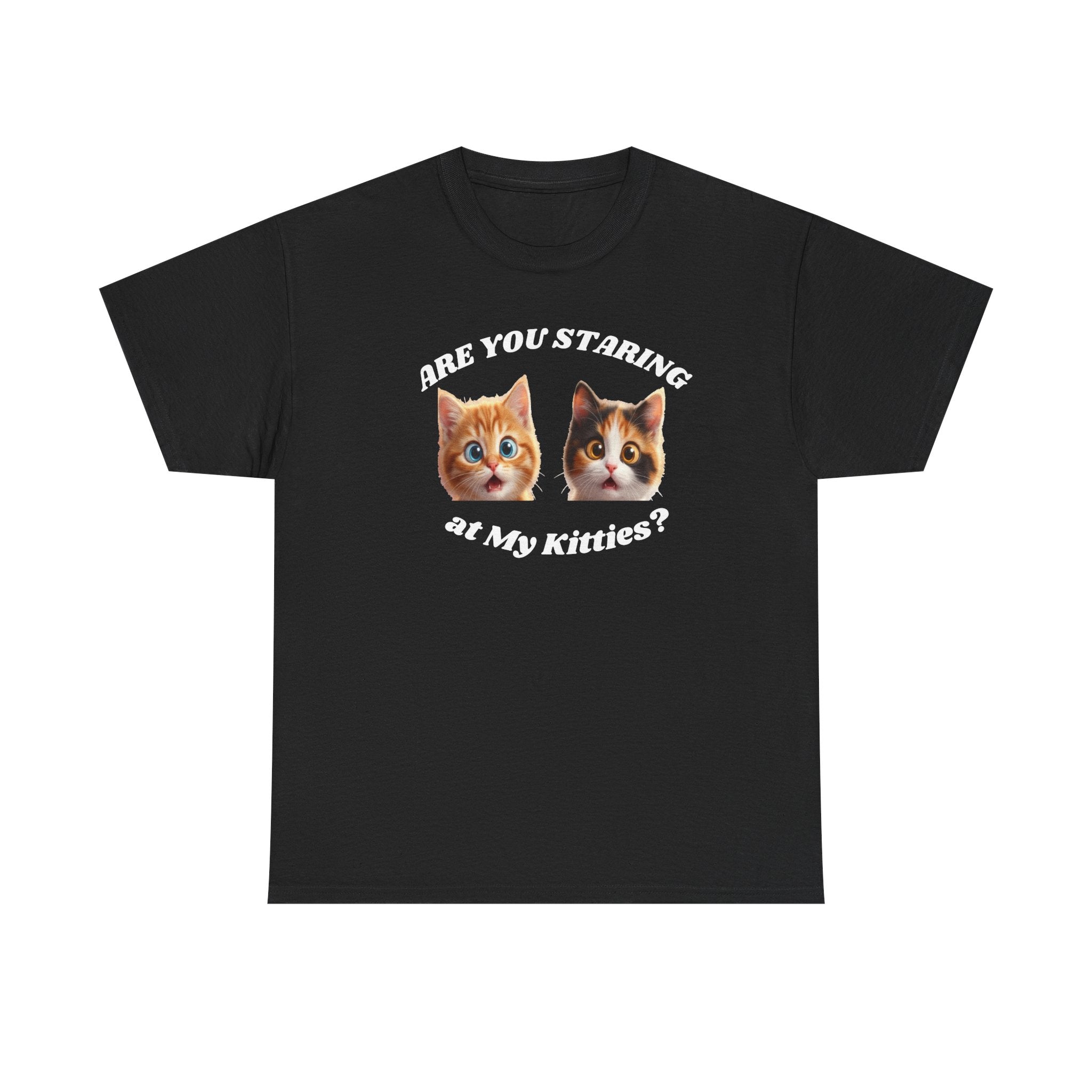 Silly Cat "Are You Staring" Tshirt