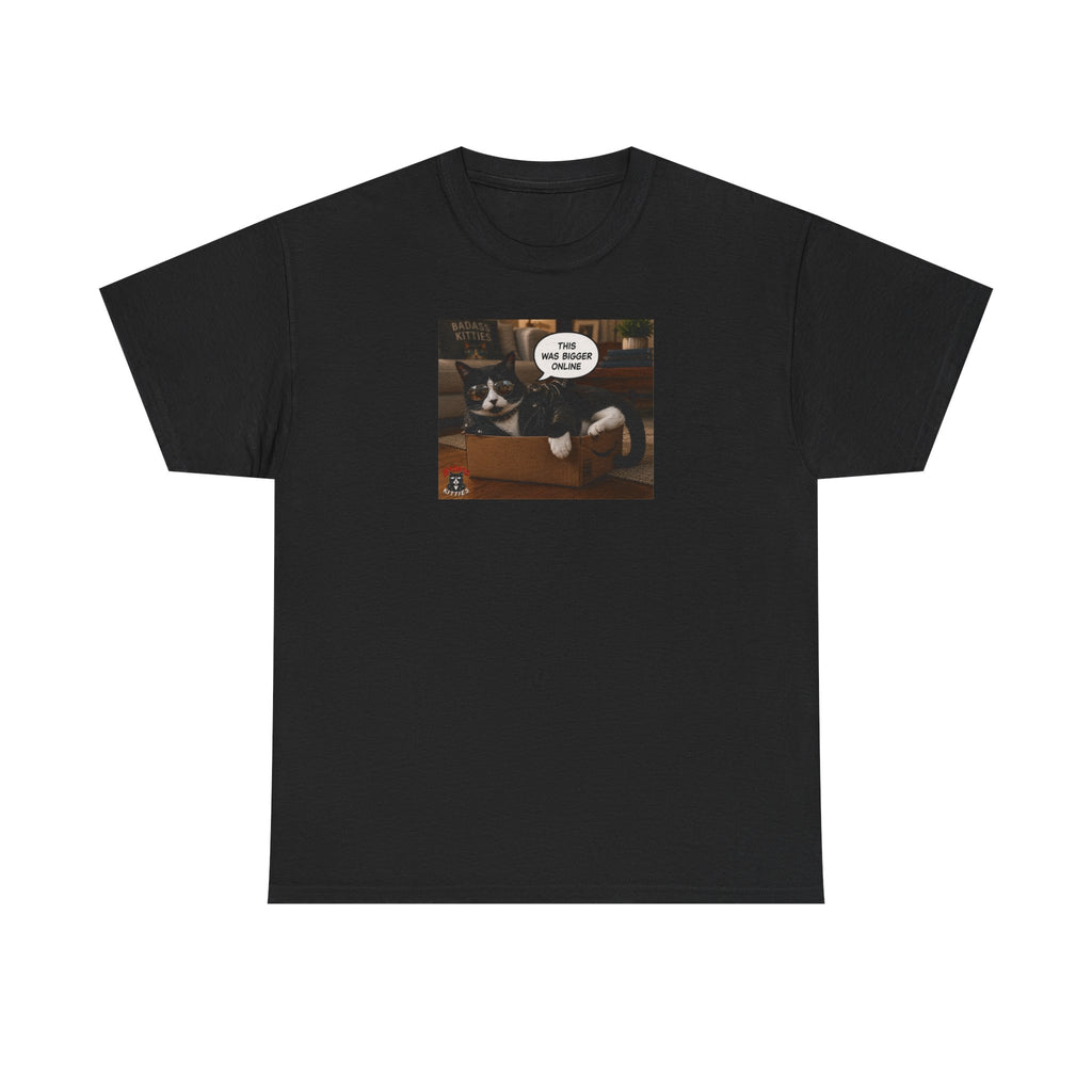 Cat Meme-This Was Bigger Online – Funny Badass Cat T-Shirt