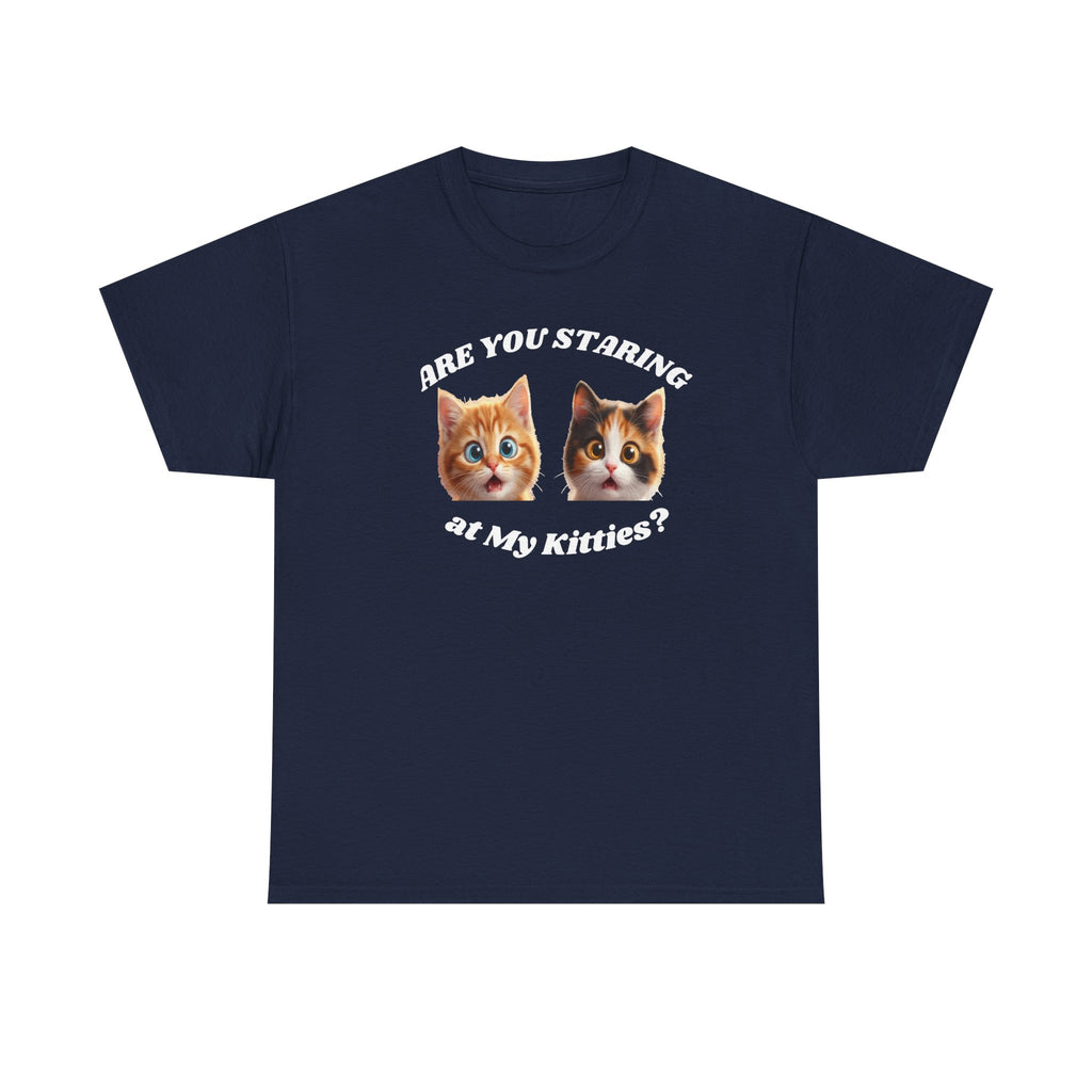 Silly Cat "Are You Staring" Tshirt