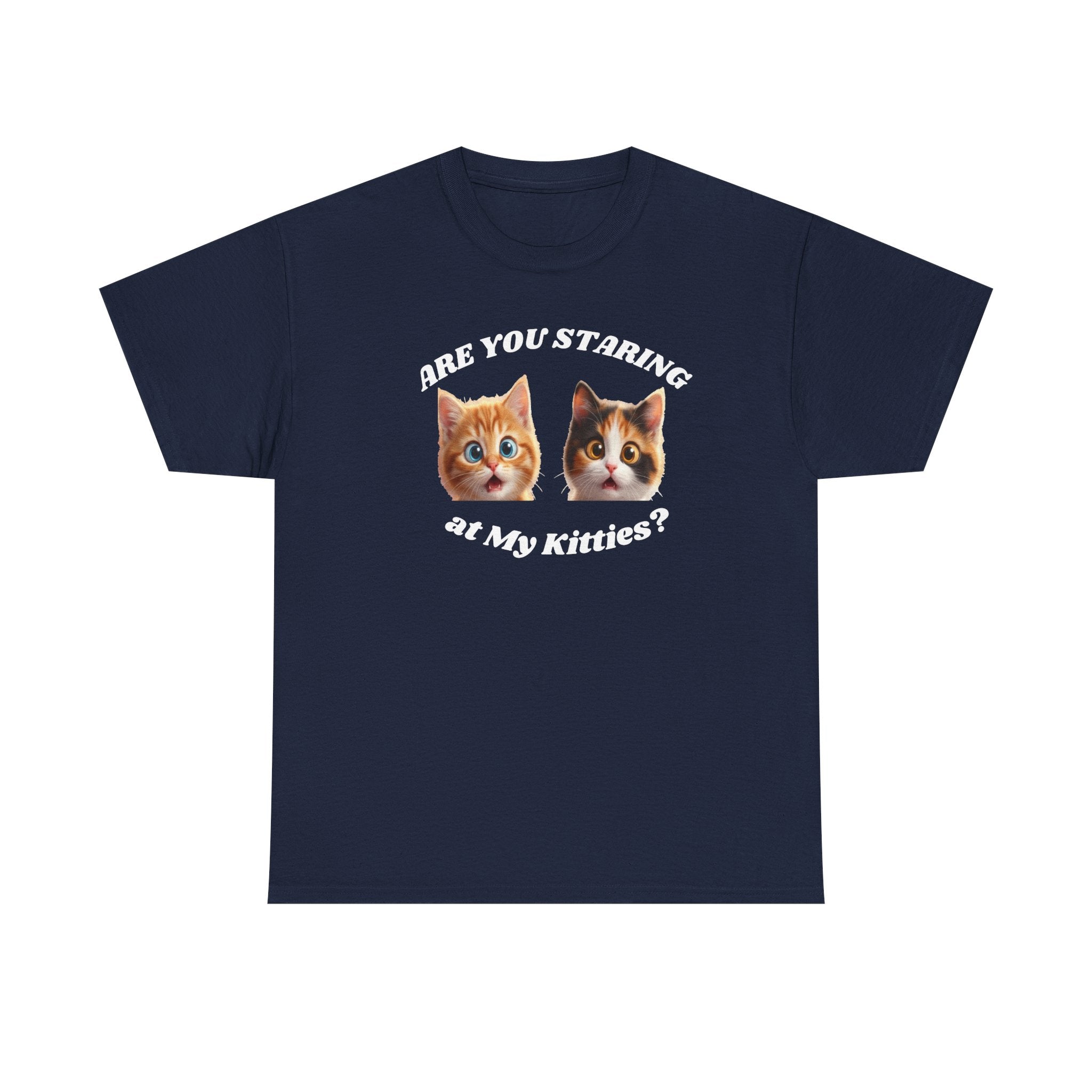 Silly Cat "Are You Staring" Tshirt