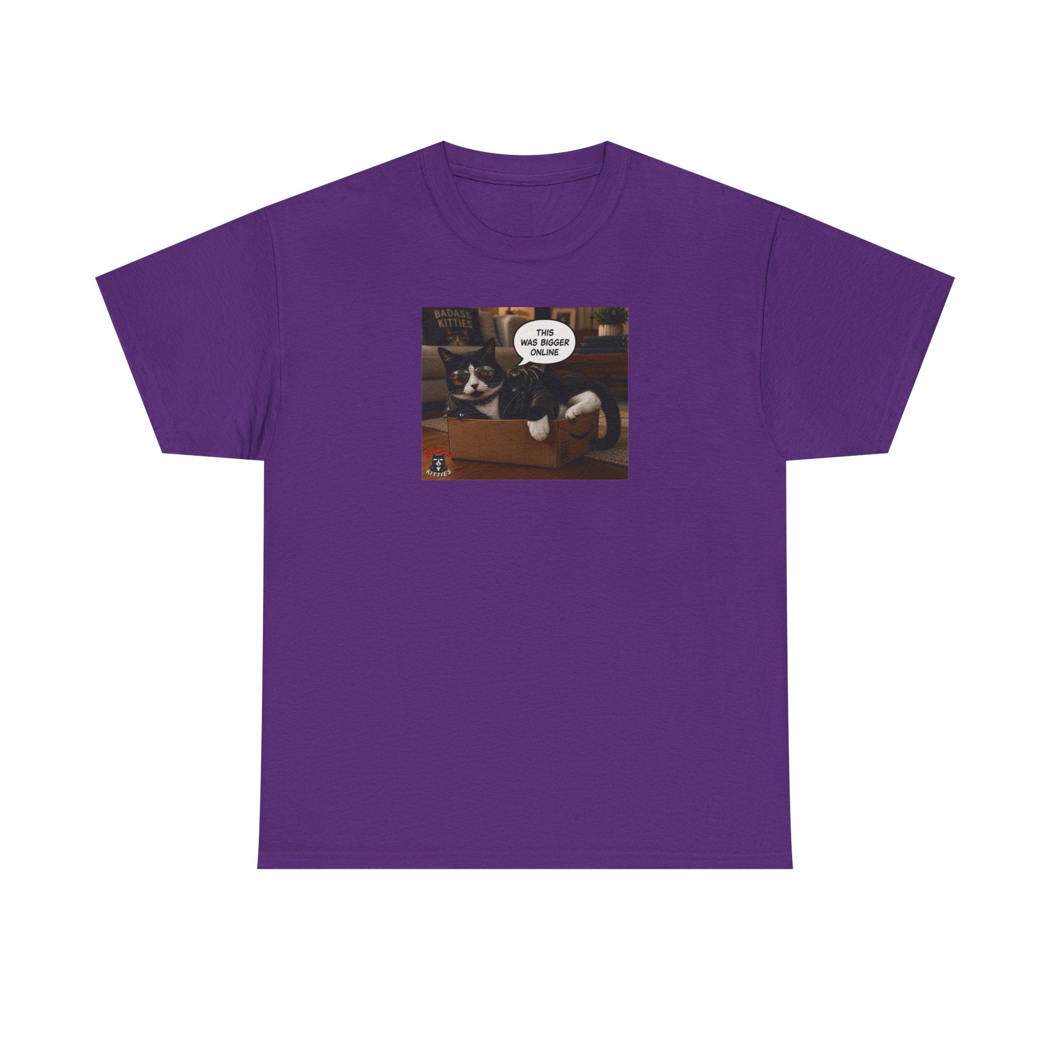 Cat Meme-This Was Bigger Online – Funny Badass Cat T-Shirt