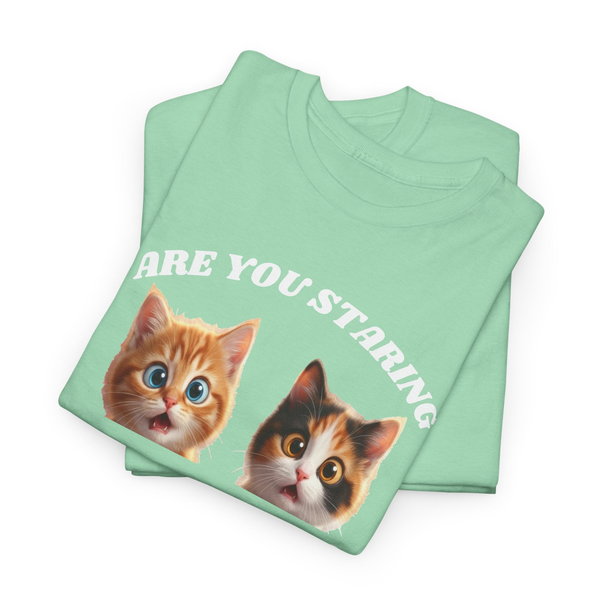 Silly Cat "Are You Staring" Tshirt