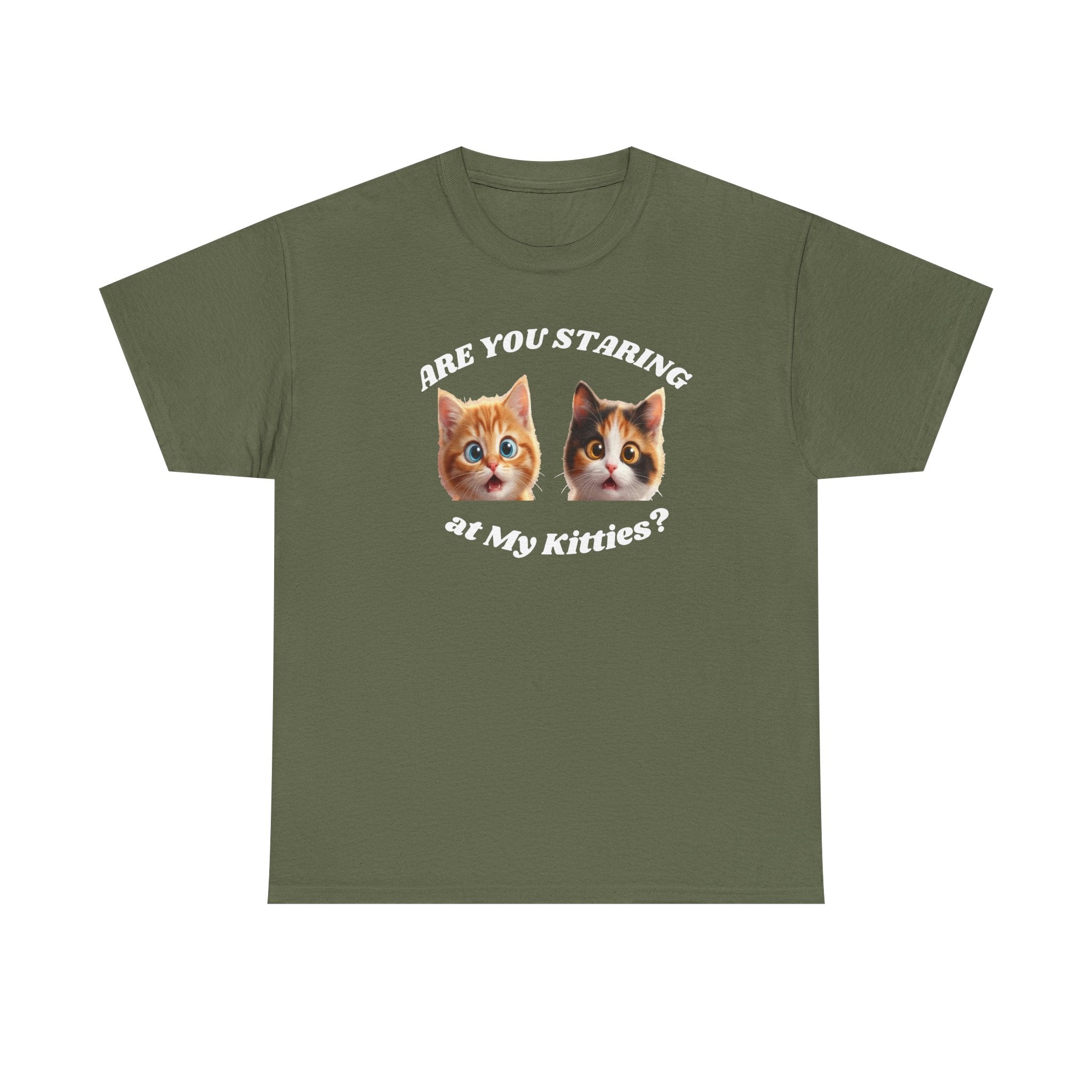 Silly Cat "Are You Staring" Tshirt