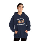 Cat Hilarious "Quit Staring" Fun Hoodie