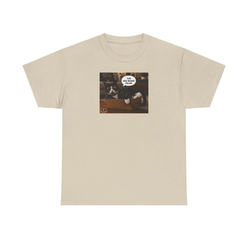 Cat Meme-This Was Bigger Online – Funny Badass Cat T-Shirt
