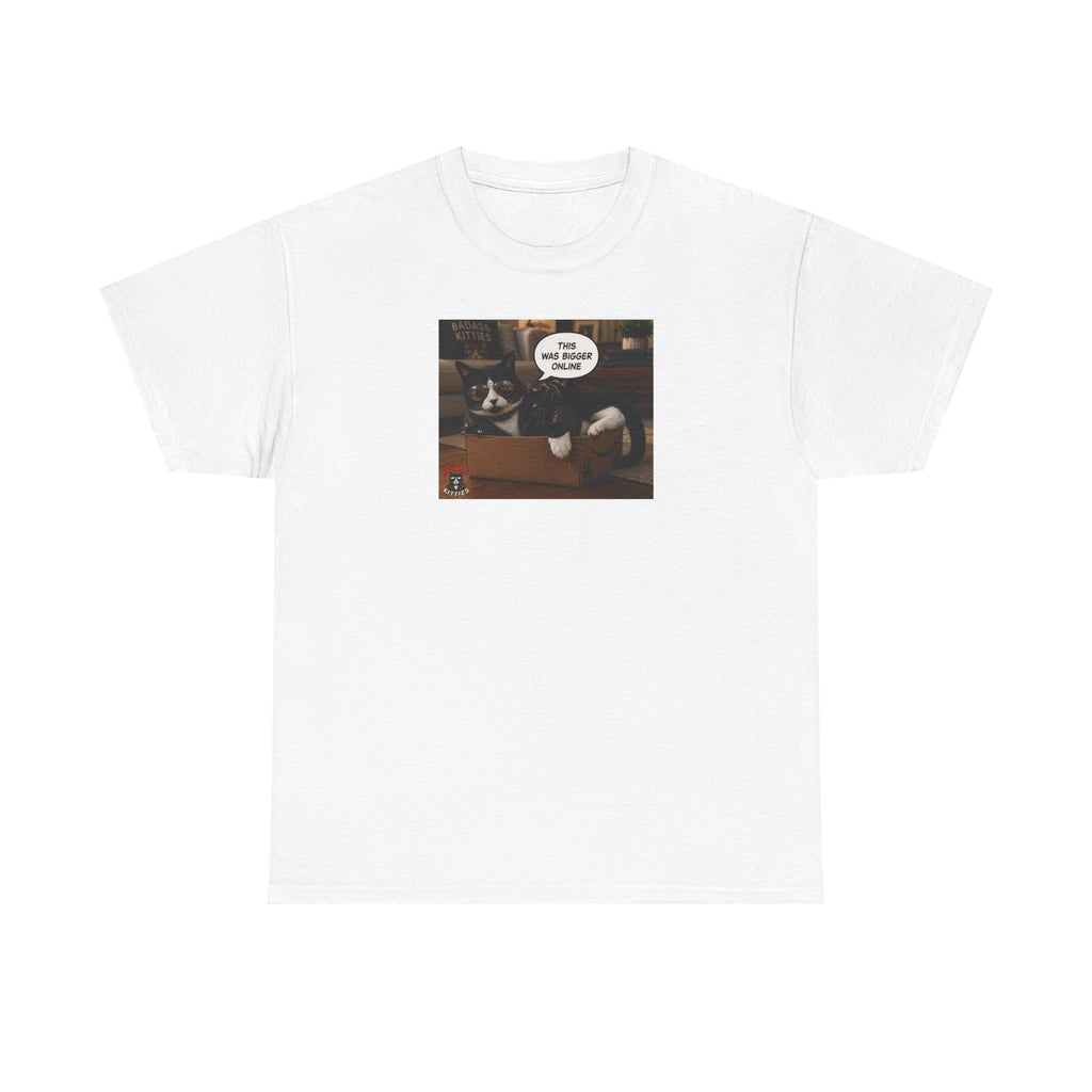 Cat Meme-This Was Bigger Online – Funny Badass Cat T-Shirt