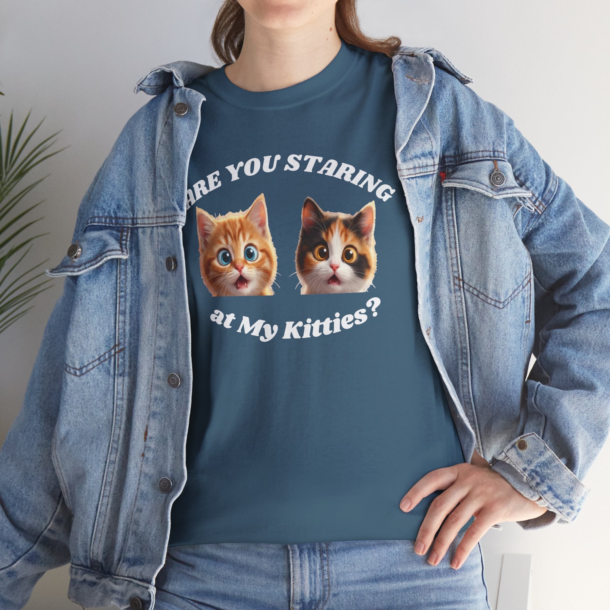 Silly Cat "Are You Staring" Tshirt