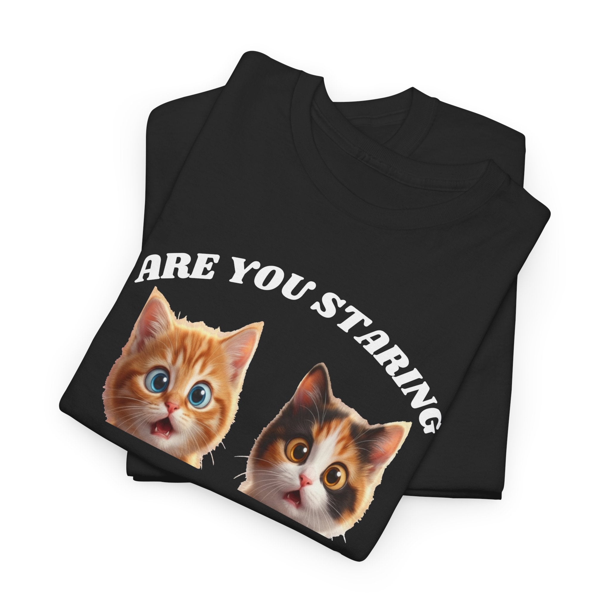 Silly Cat "Are You Staring" Tshirt