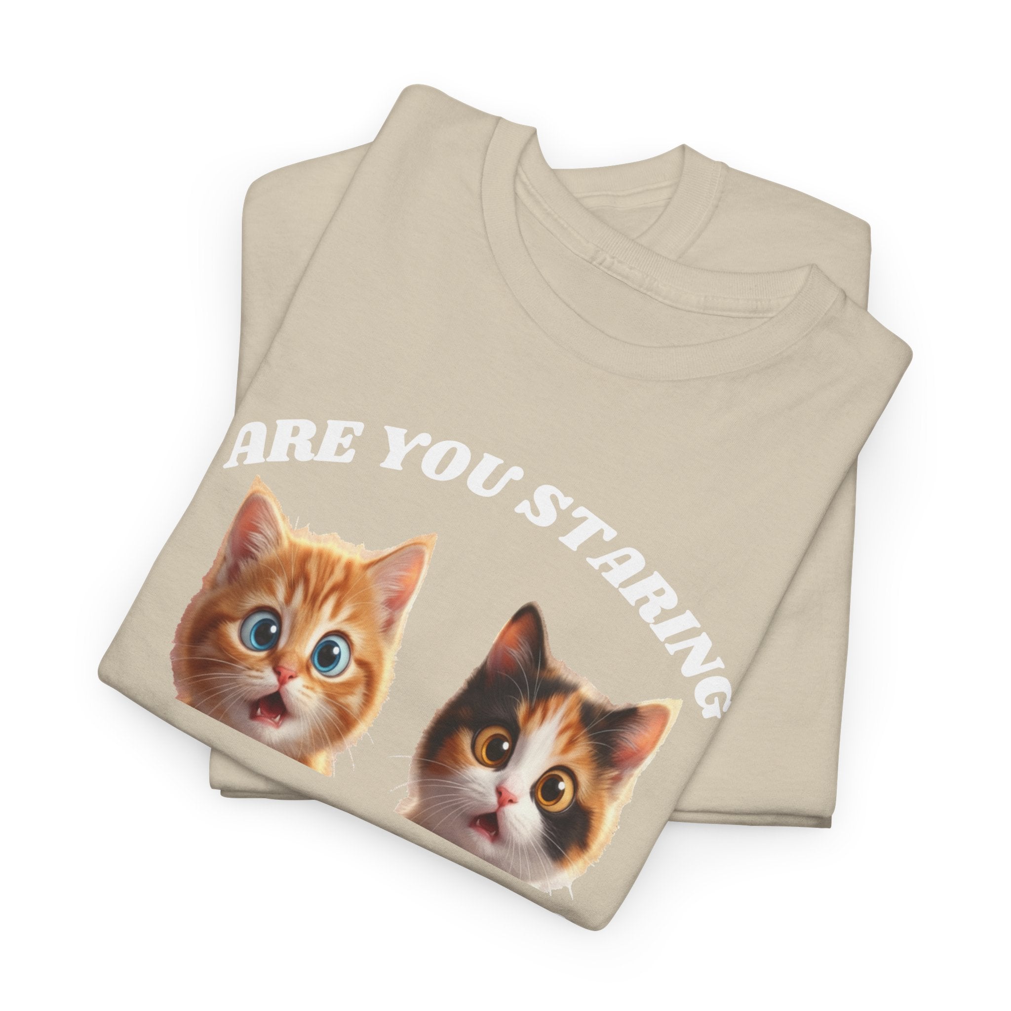 Silly Cat "Are You Staring" Tshirt