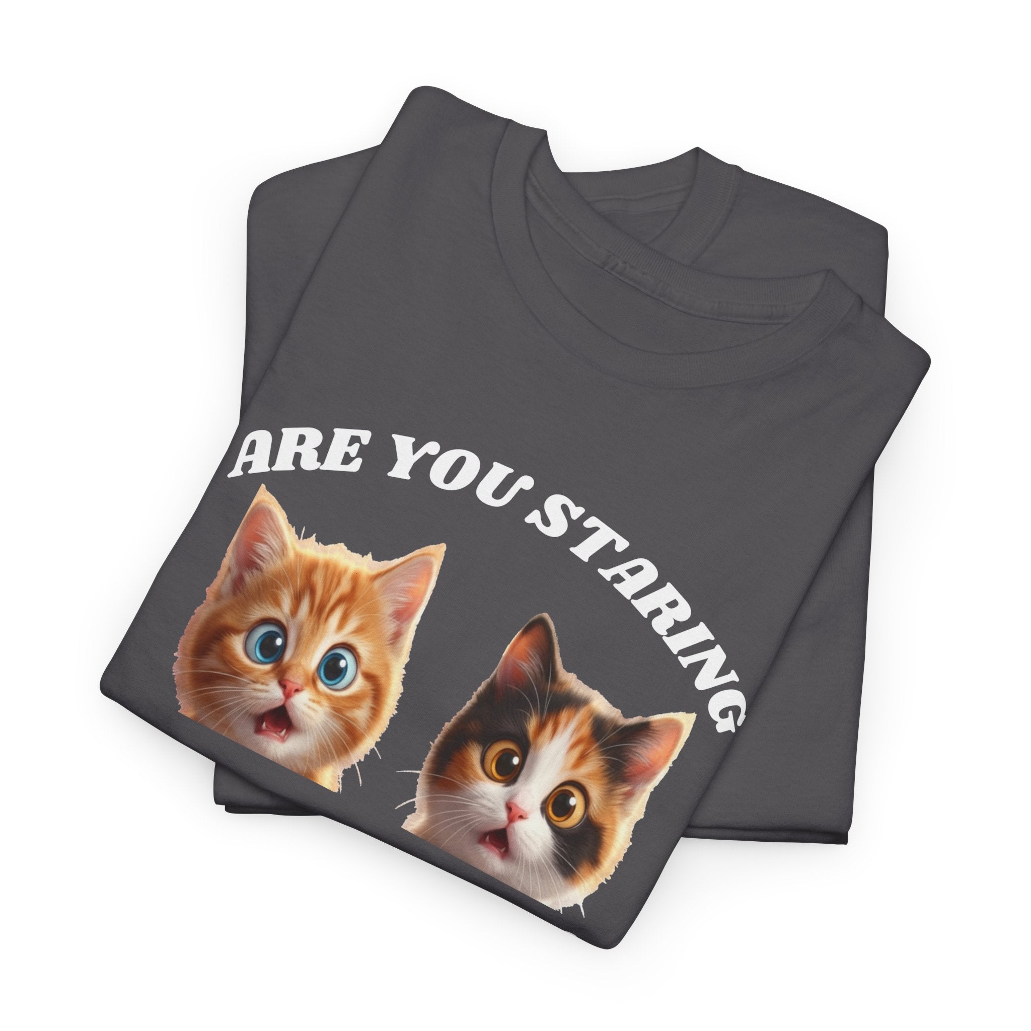 Silly Cat "Are You Staring" Tshirt