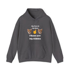 Cat Lovers Hilarious Hoodie "My Face is Up Here"