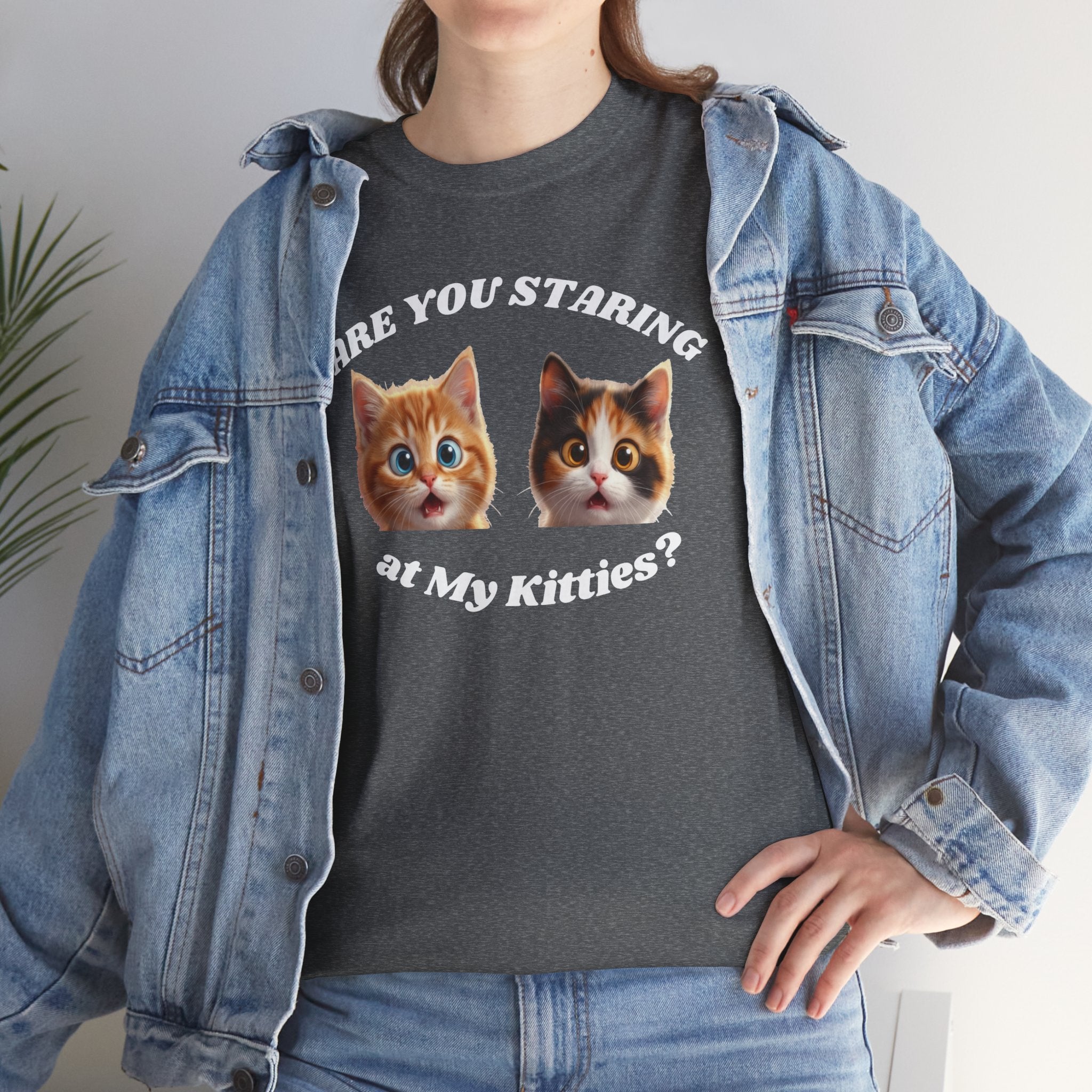 Silly Cat "Are You Staring" Tshirt