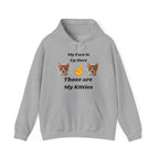 Cat Lovers "My Face is Up Here" Hilarious Hoodie