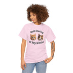 Playful Kitty "Quit Staring?" Funny T-Shirt