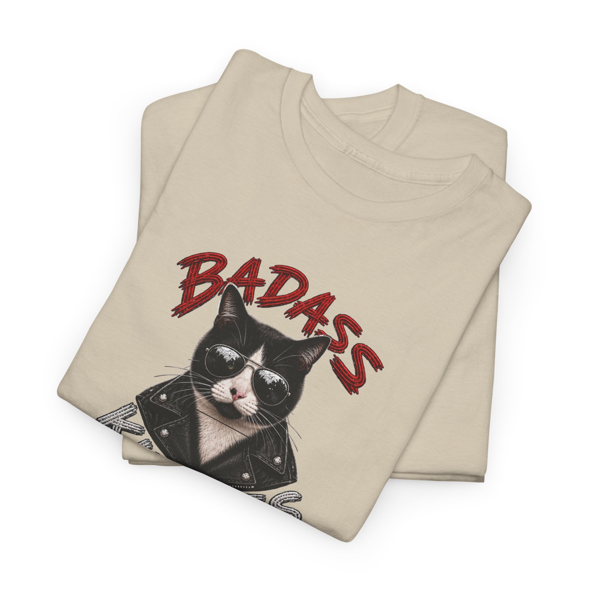 Bad-Ass Kitties™ Tee | Bruno Graphic Cat T-Shirt
