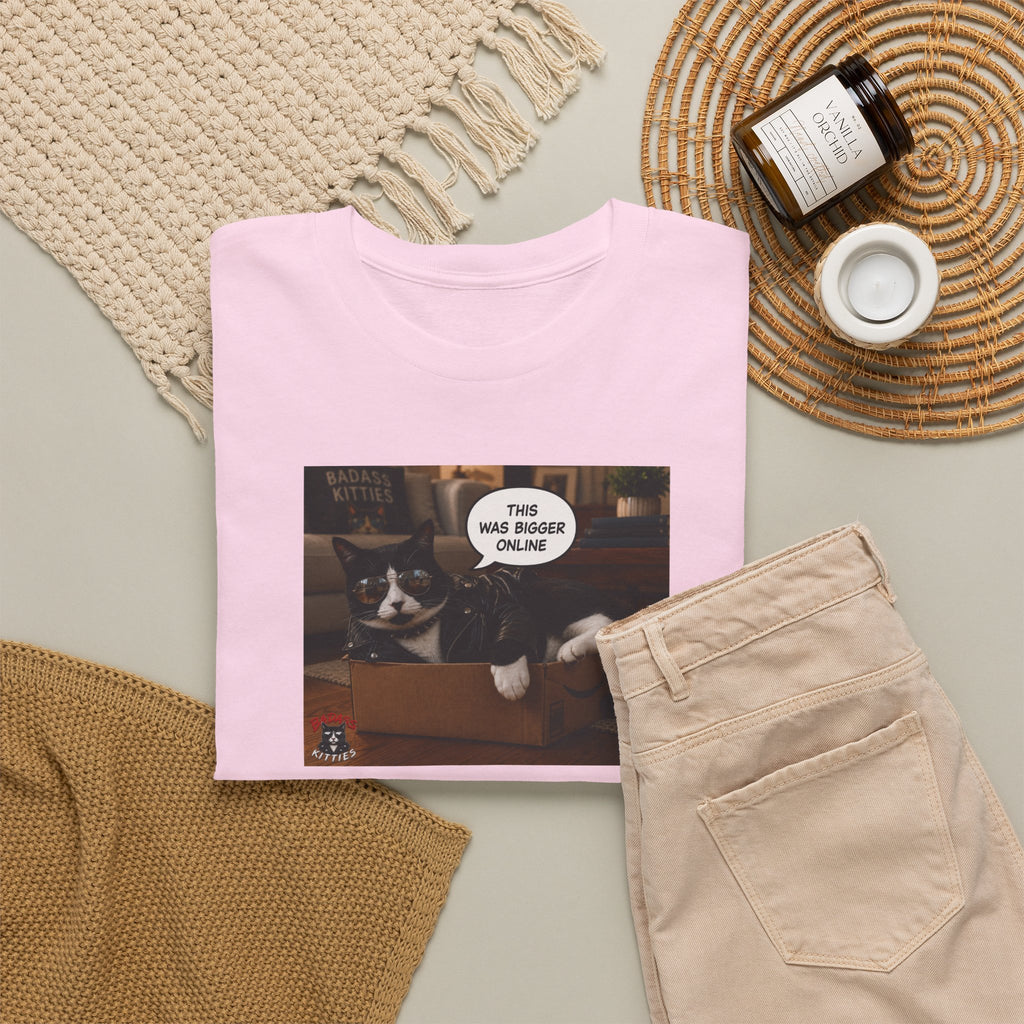 Cat Meme-This Was Bigger Online – Funny Badass Cat T-Shirt