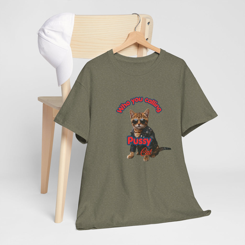Crazy "Pussy Cat" Funny T-shirt