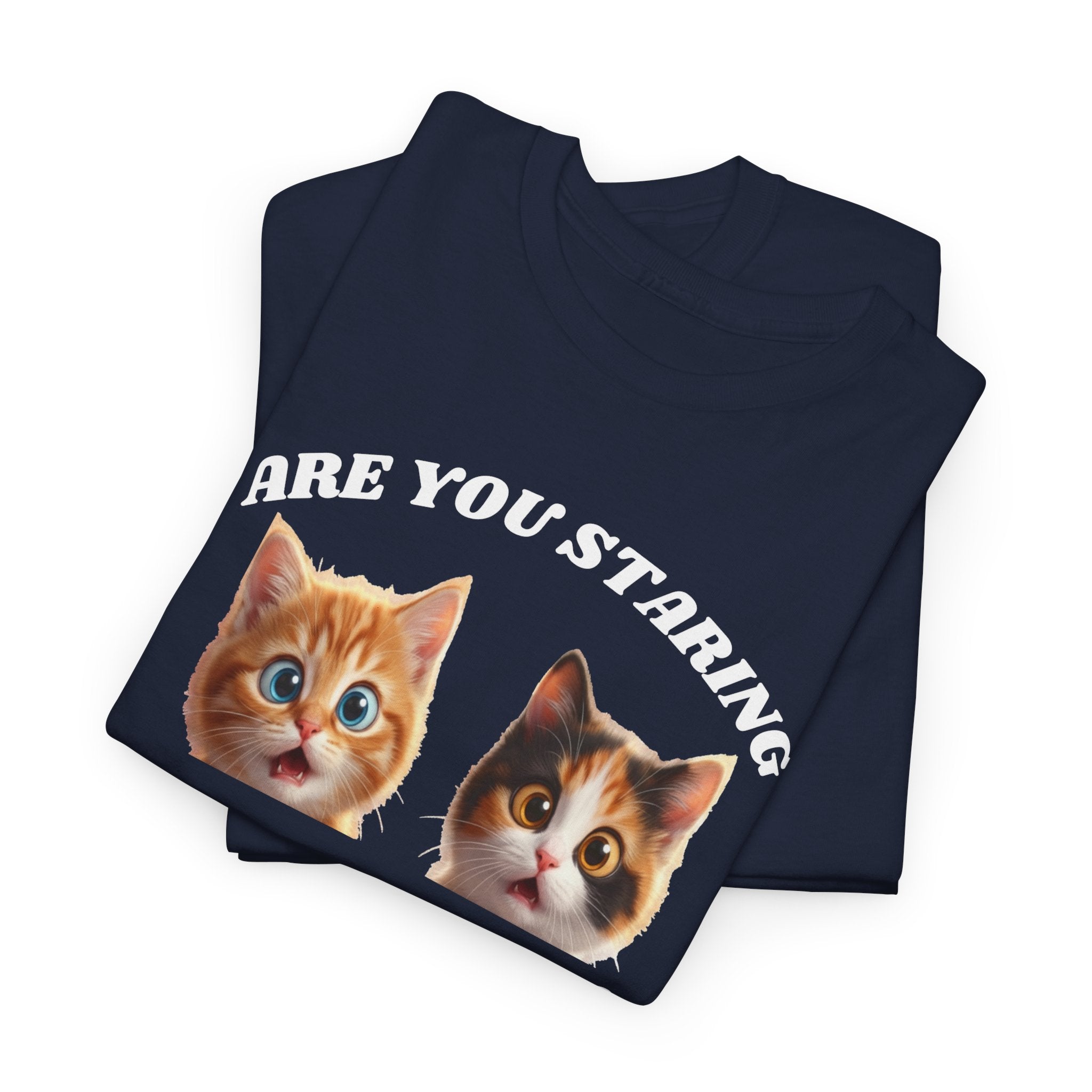 Silly Cat "Are You Staring" Tshirt