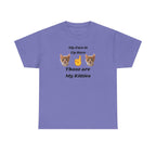 Cat Lovers "My Face is Up Here" Hilarious T-shirt