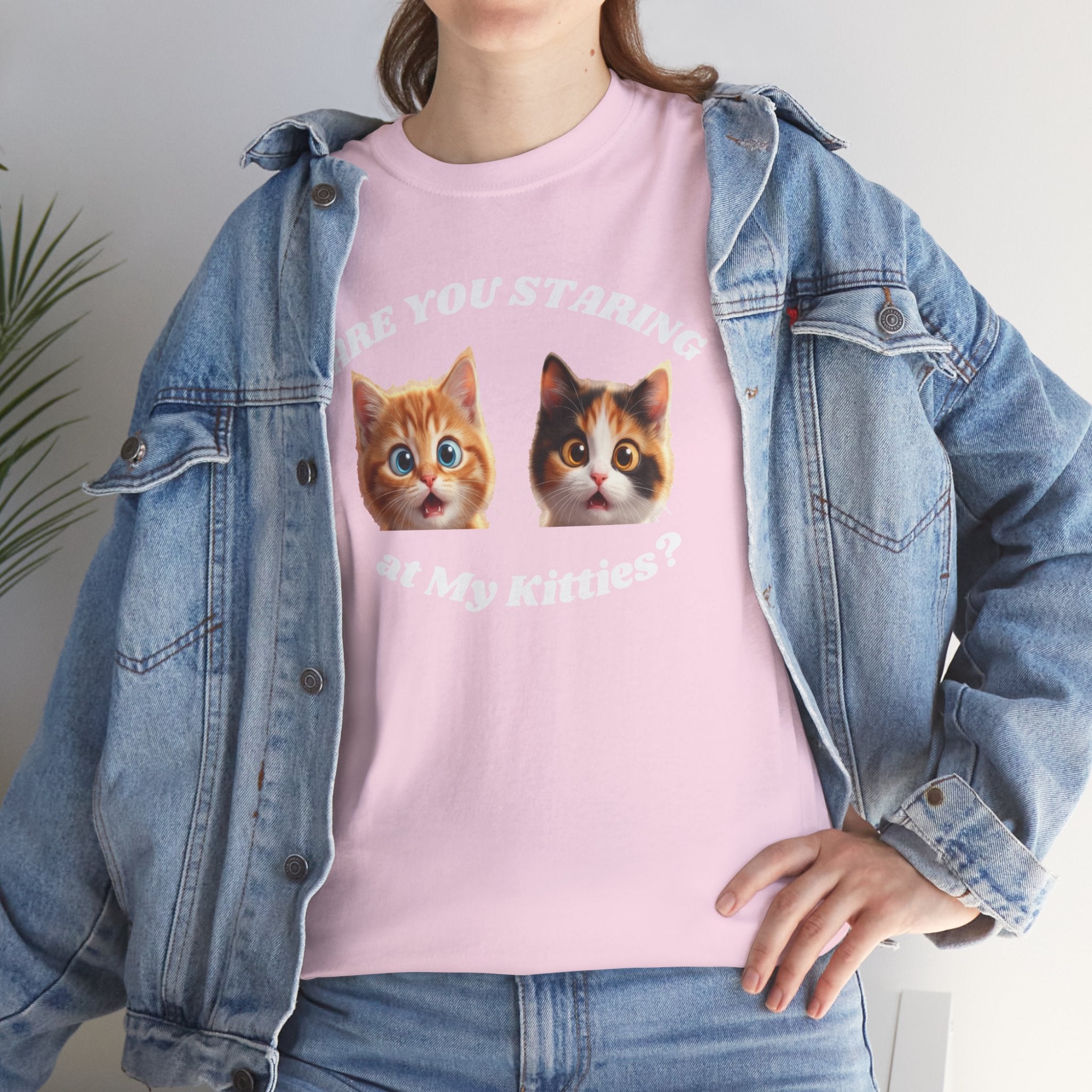 Silly Cat "Are You Staring" Tshirt