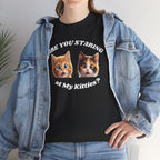 Silly Cat "Are You Staring" Tshirt