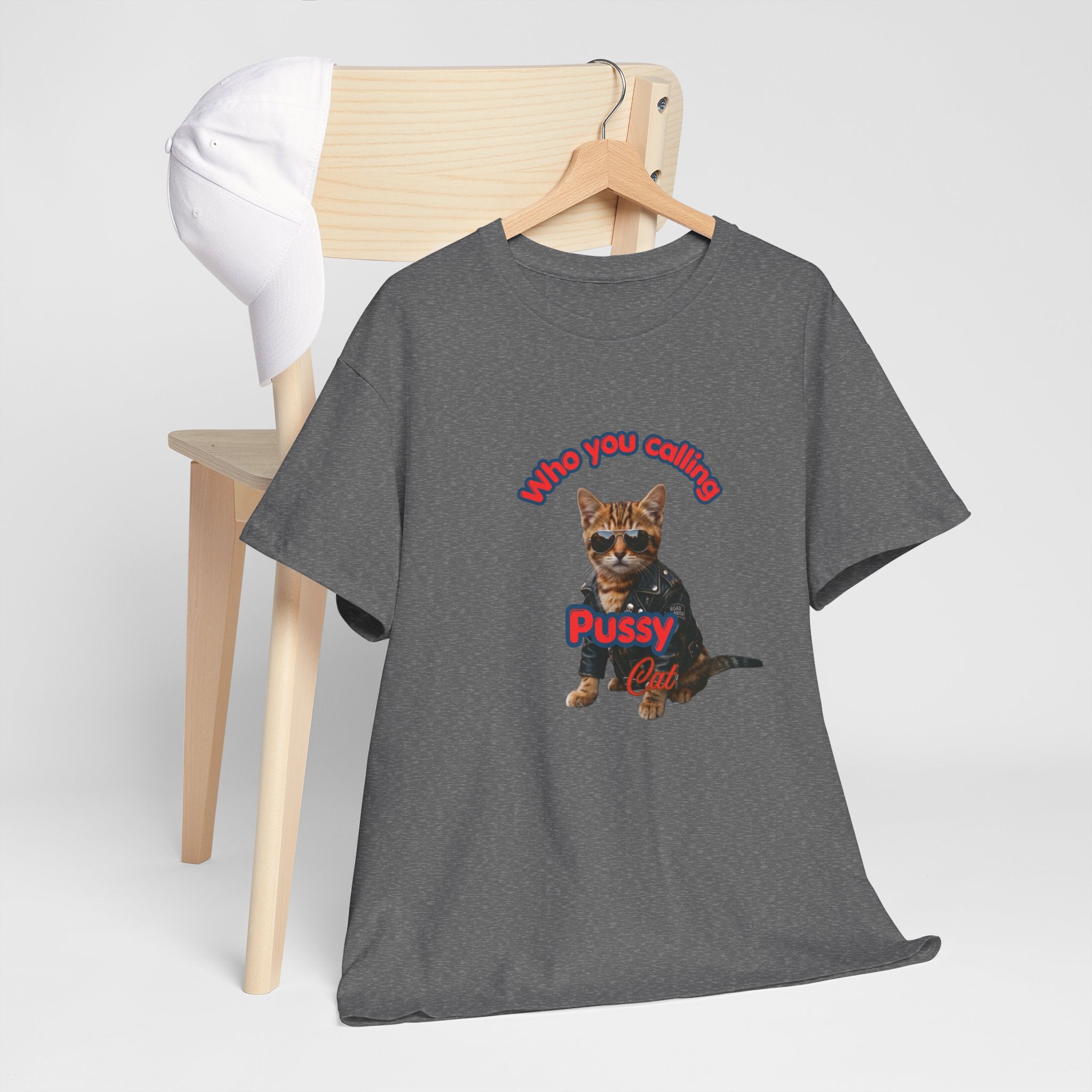 Crazy "Pussy Cat" Funny T-shirt