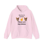 Cat Lovers "My Face is Up Here" Hilarious Hoodie