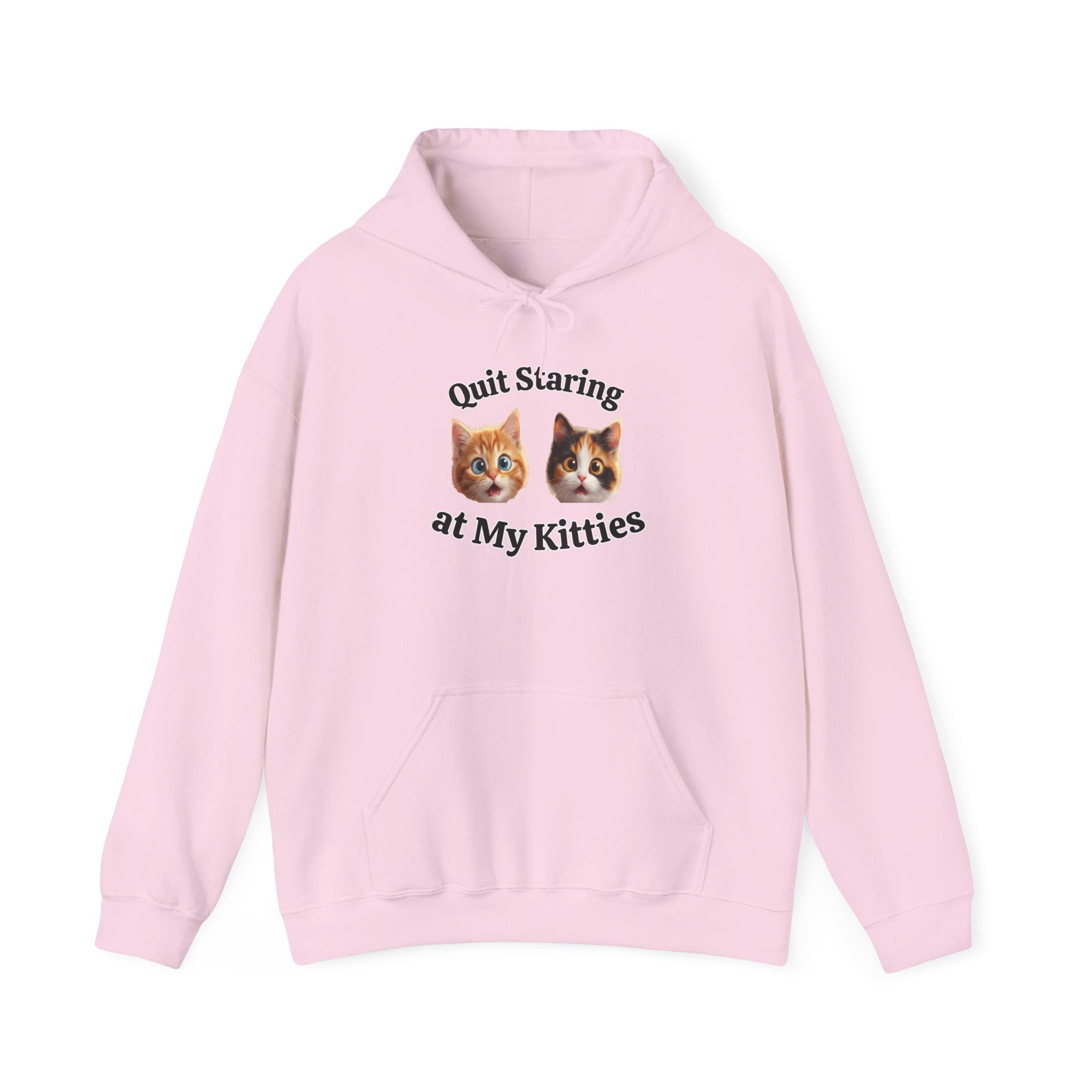 Funny Cat "Quit Staring" Hoodie