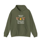 Cat Lovers Hilarious Hoodie "My Face is Up Here"
