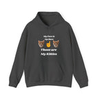 Cat Lovers Hilarious Hoodie "My Face is Up Here"
