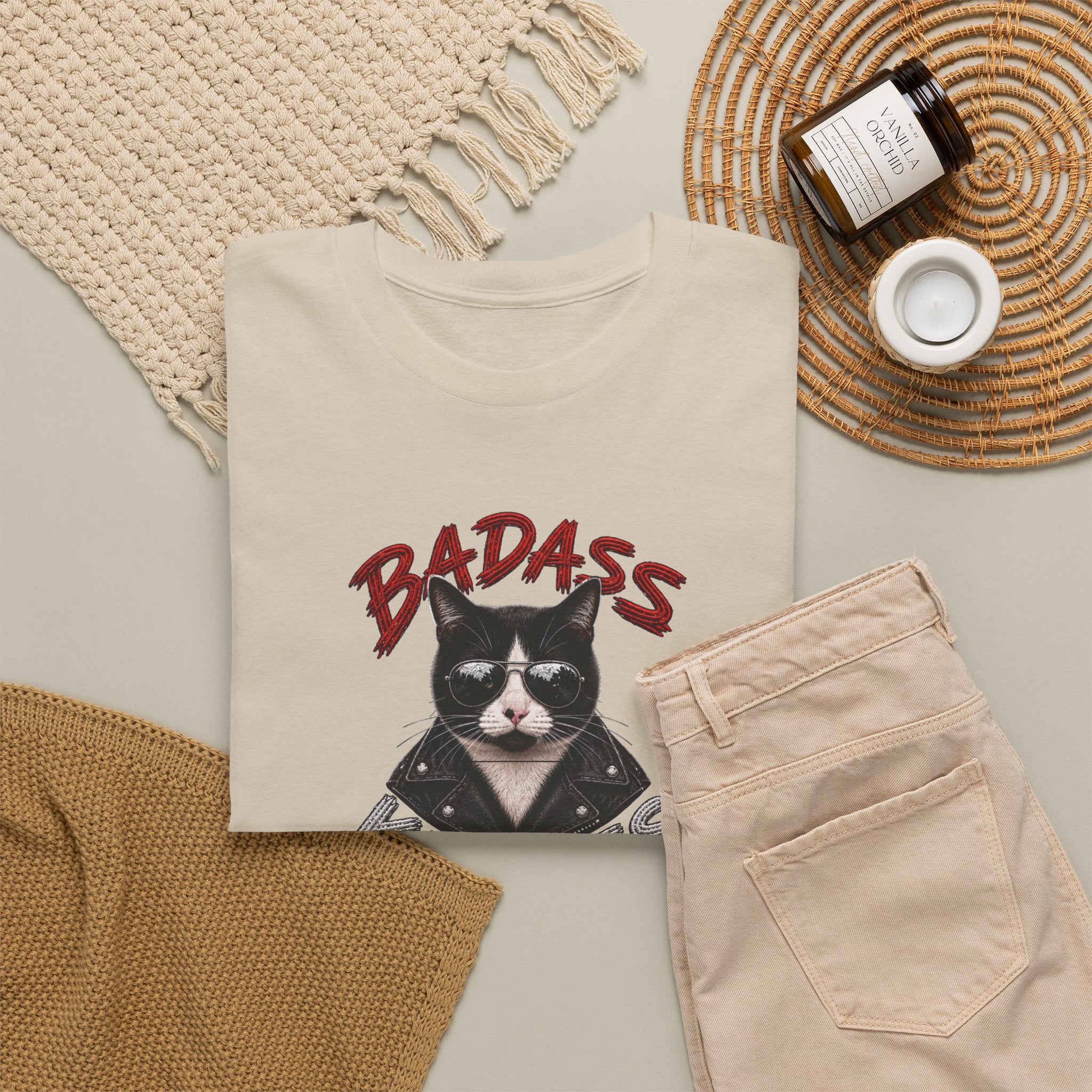 Bad-Ass Kitties™ Tee | Bruno Graphic Cat T-Shirt