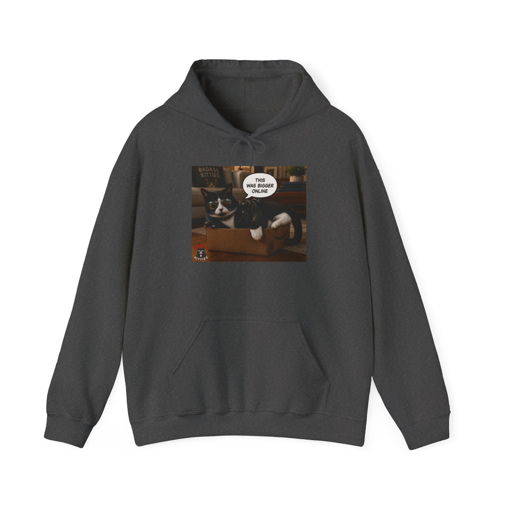 Cat Meme-This Was Bigger Online – Funny Badass Cat Hoodie