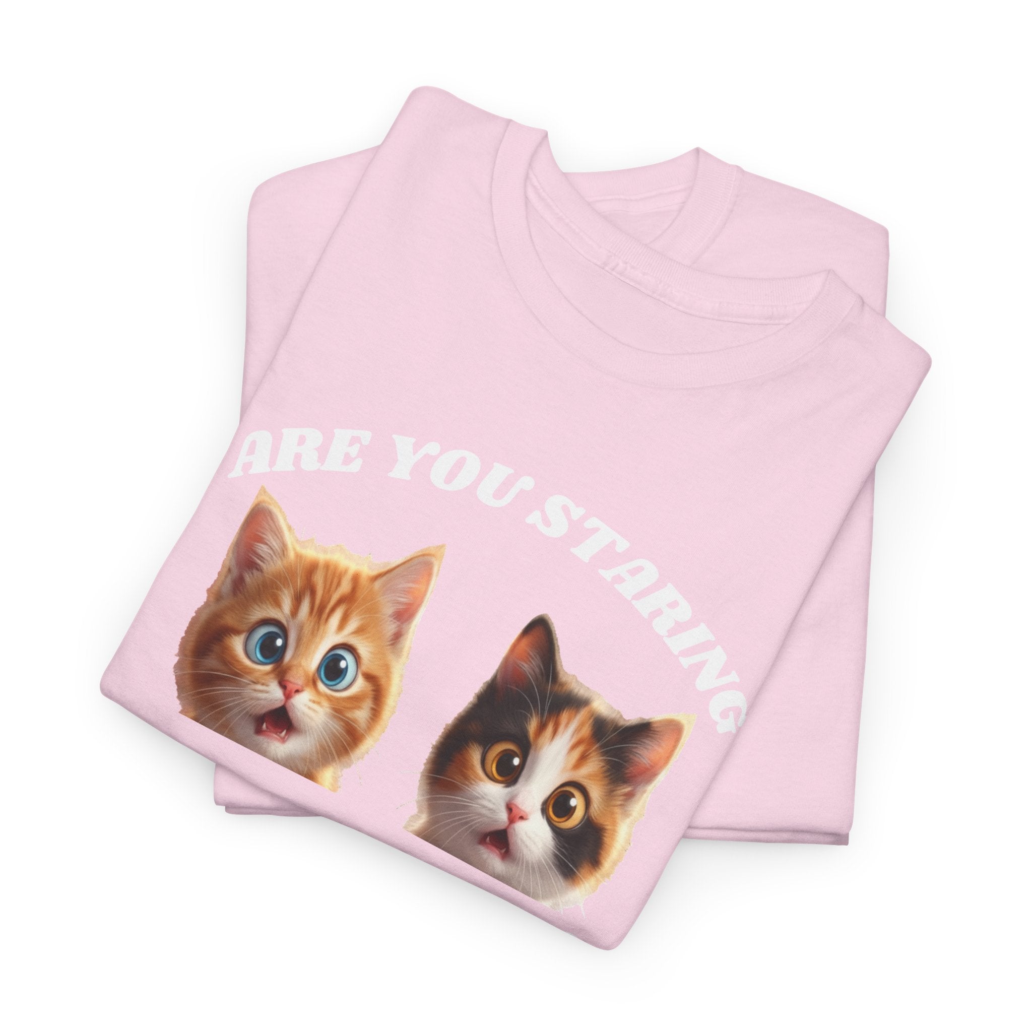 Silly Cat "Are You Staring" Tshirt
