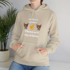 Cat Lovers Hilarious Hoodie "My Face is Up Here"