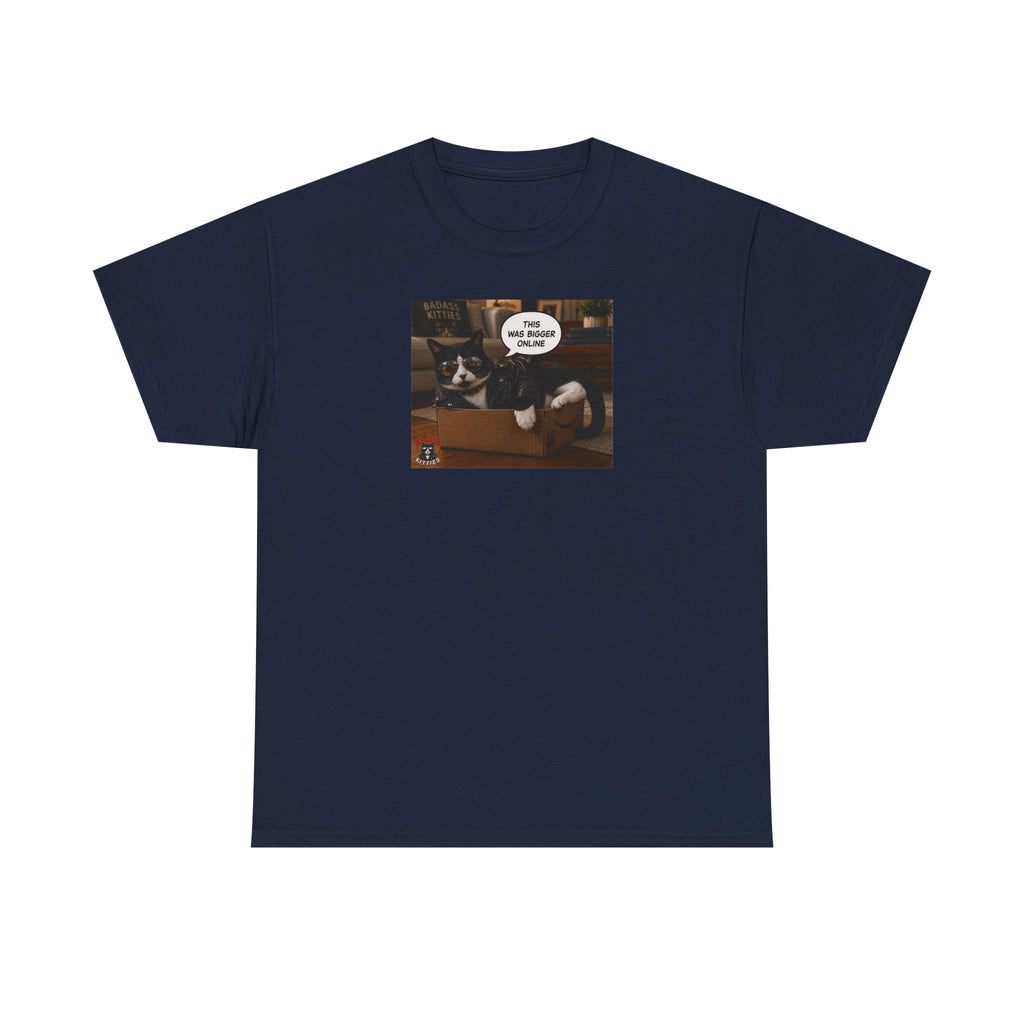 Cat Meme-This Was Bigger Online – Funny Badass Cat T-Shirt