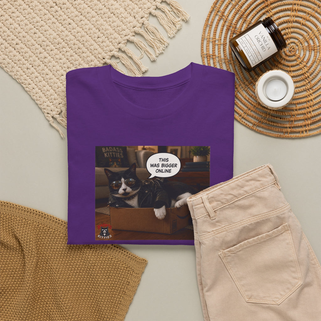 Cat Meme-This Was Bigger Online – Funny Badass Cat T-Shirt