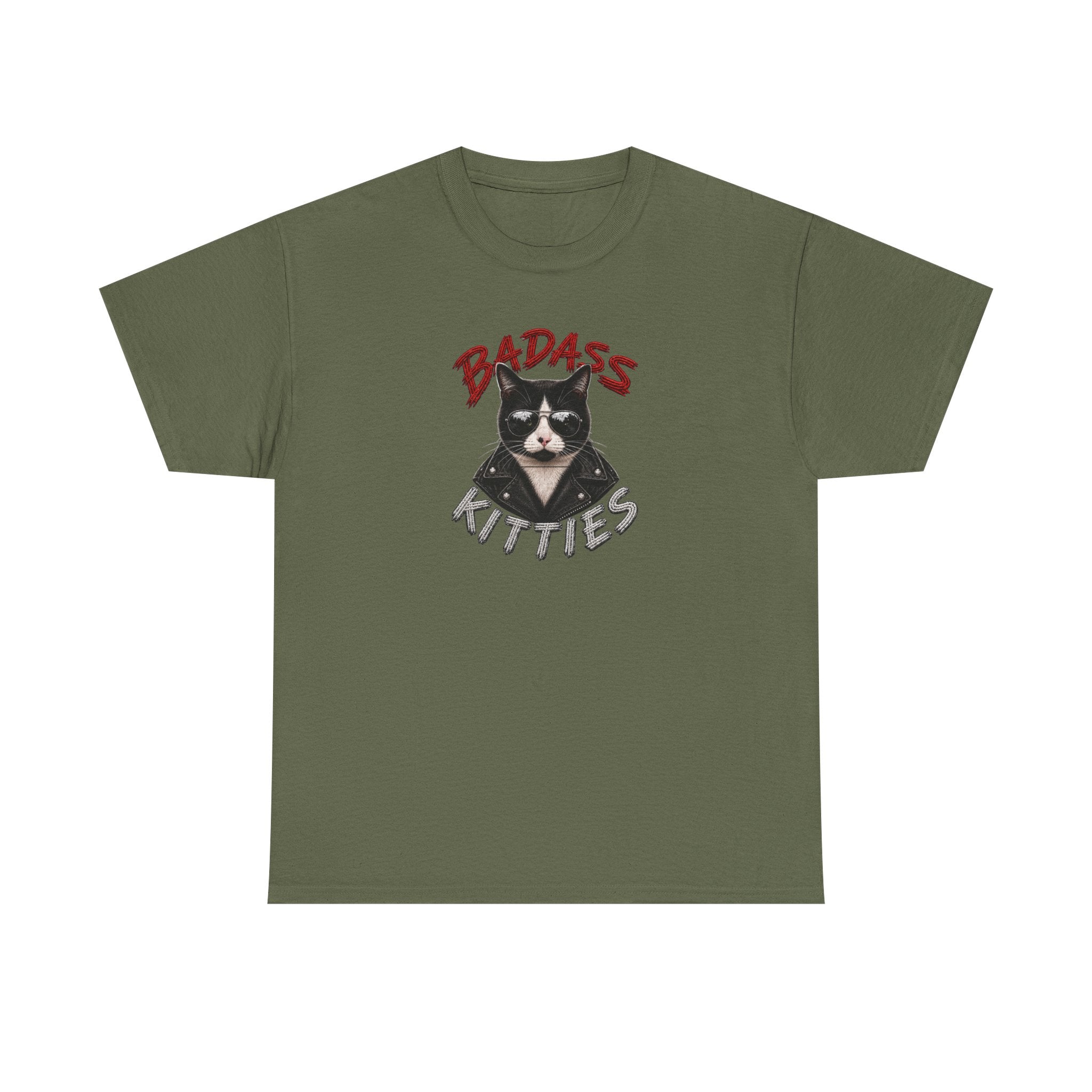 Bad-Ass Kitties™ Tee | Bruno Graphic Cat T-Shirt