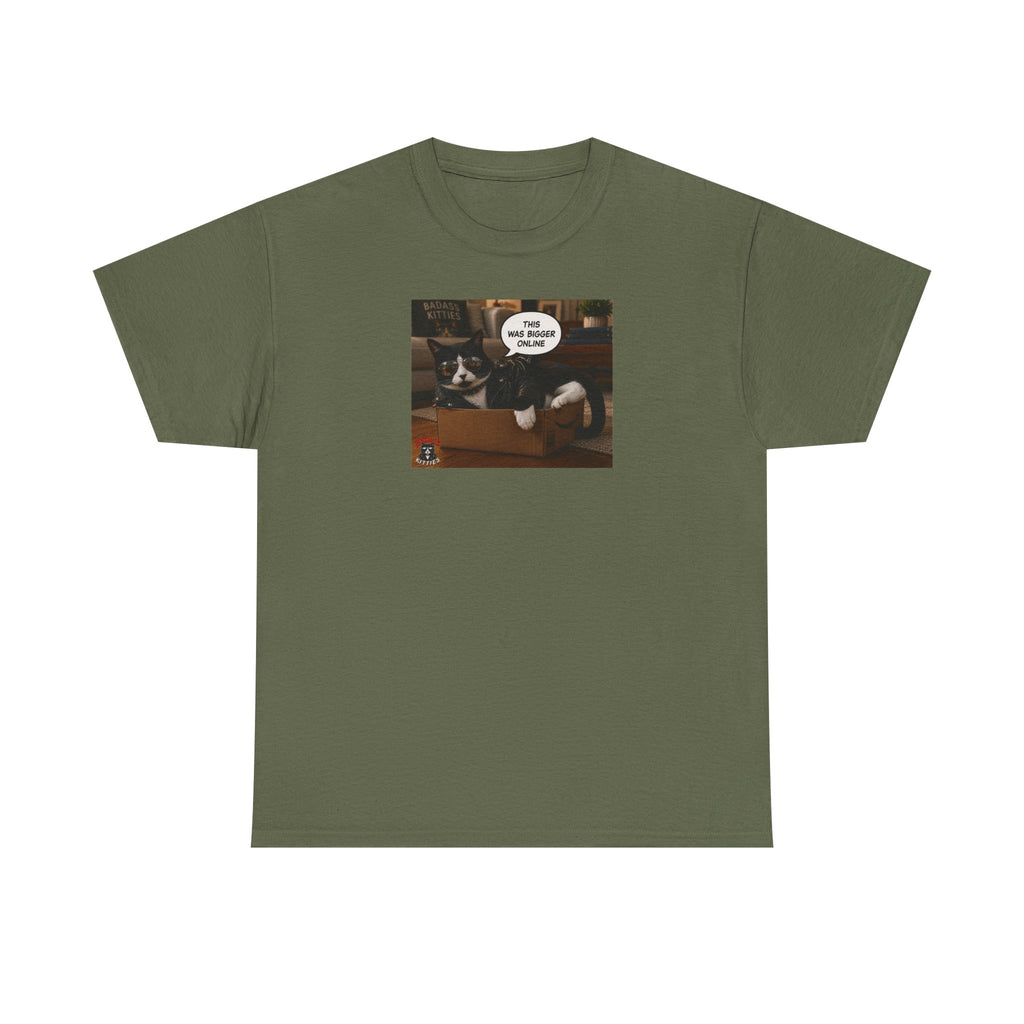 Cat Meme-This Was Bigger Online – Funny Badass Cat T-Shirt