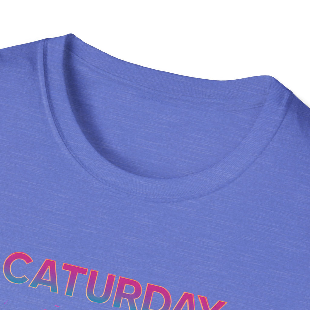 Neon cat boombox vibes T-Shirt