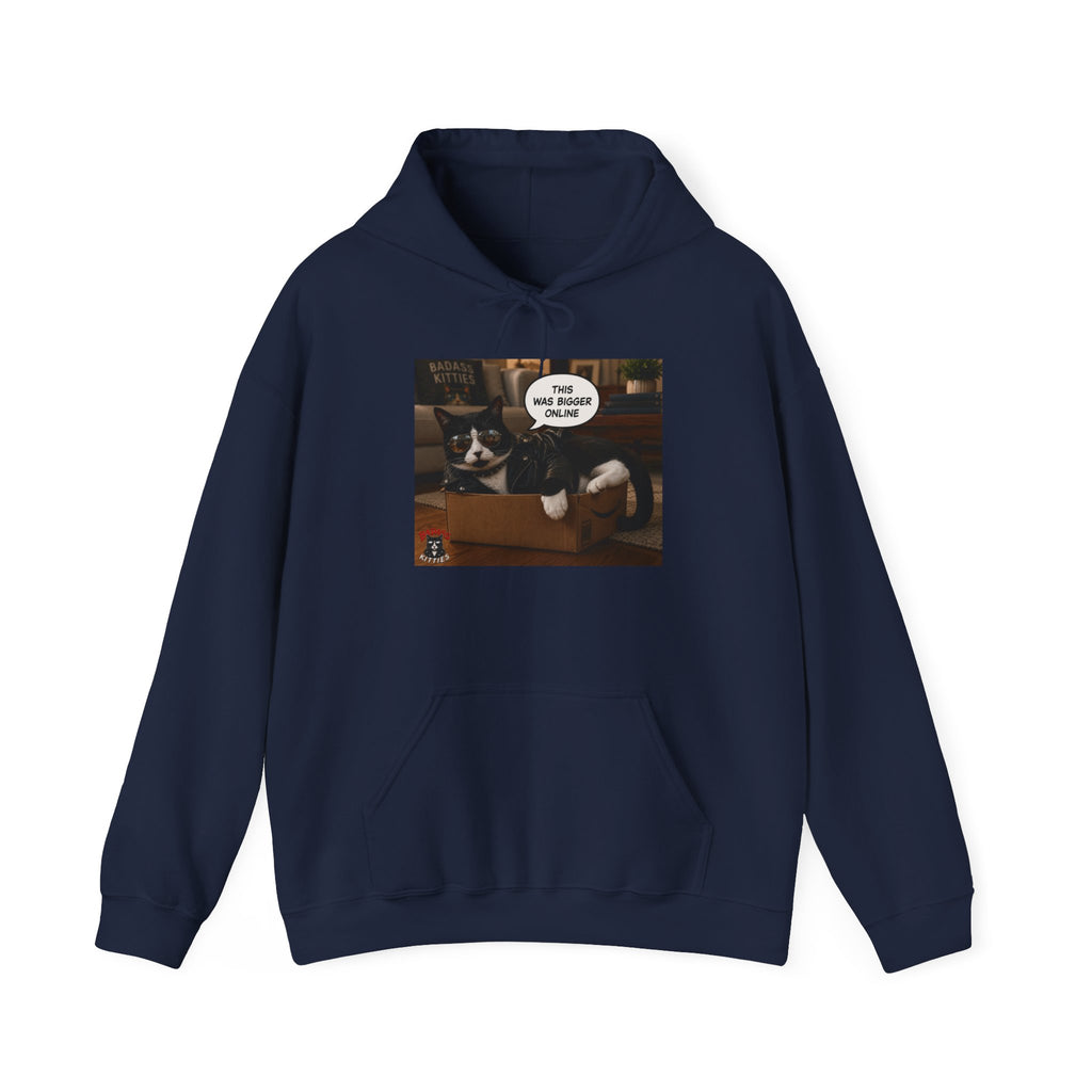 Cat Meme-This Was Bigger Online – Funny Badass Cat Hoodie