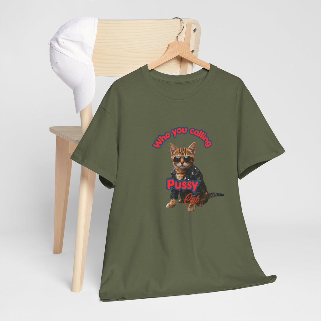 Crazy "Pussy Cat" Funny T-shirt