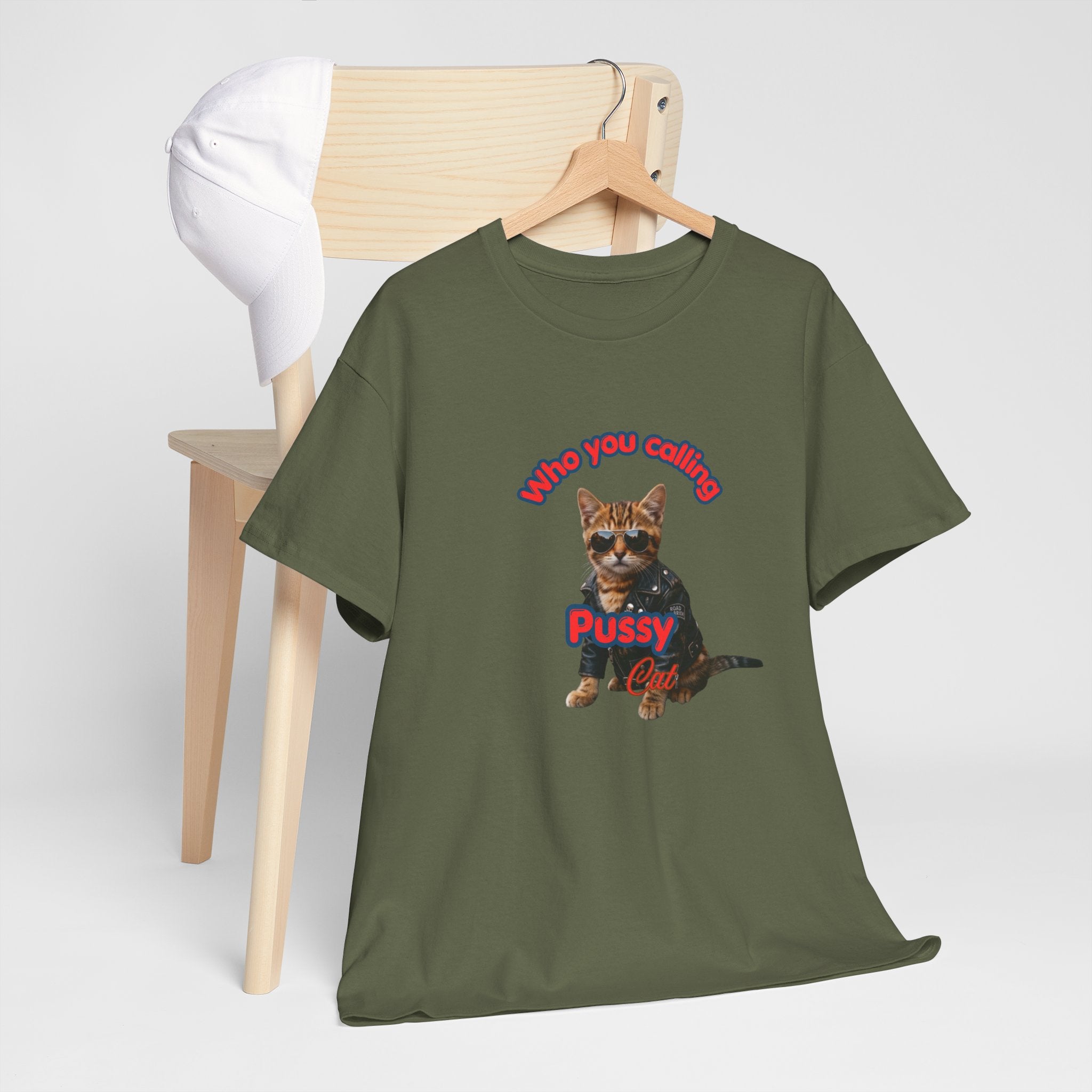 Crazy "Pussy Cat" Funny T-shirt