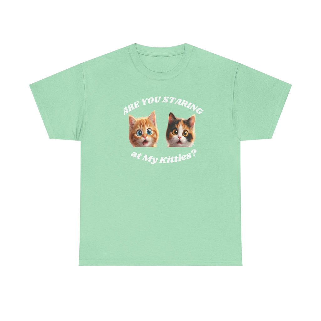 Silly Cat "Are You Staring" Tshirt