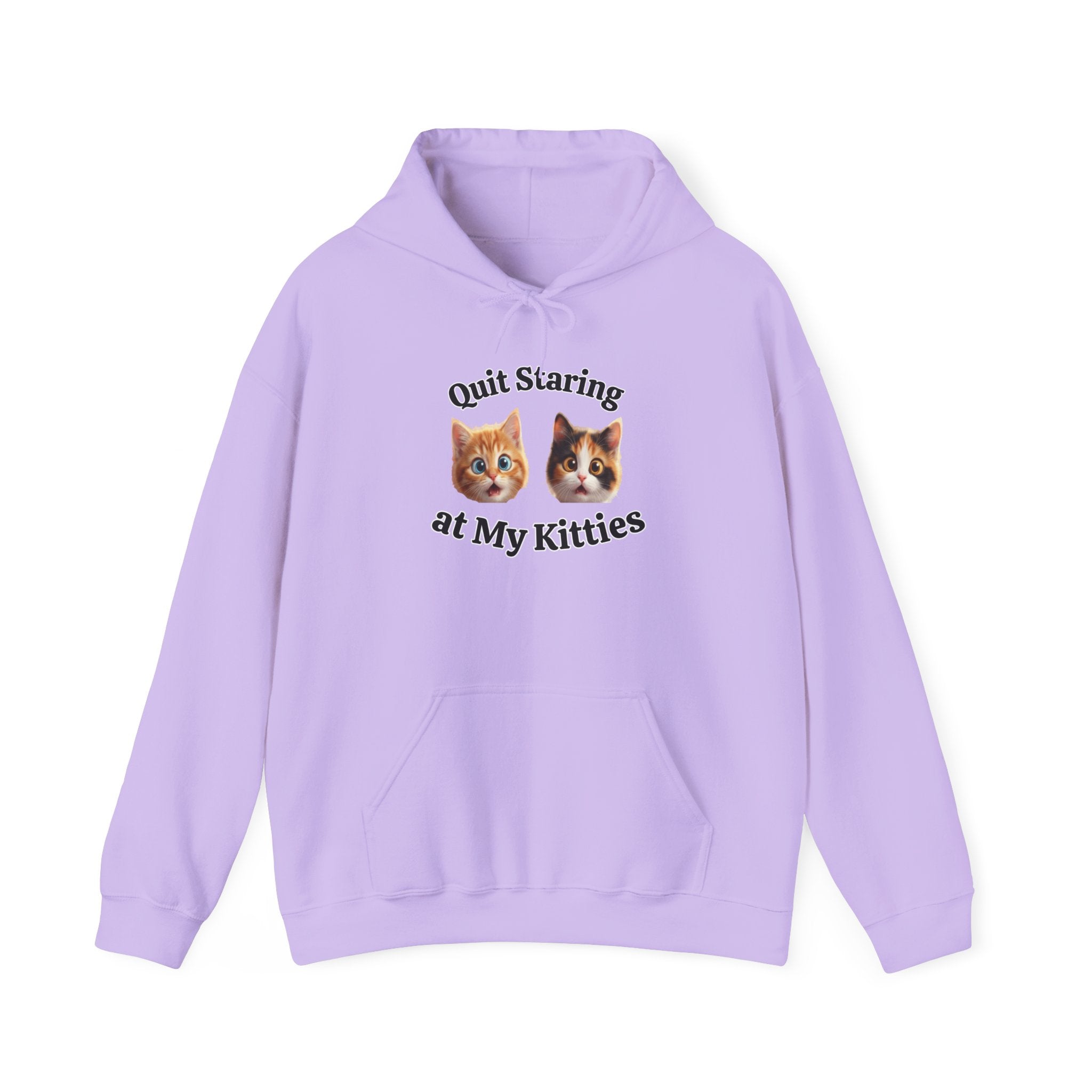 Funny Cat "Quit Staring" Hoodie