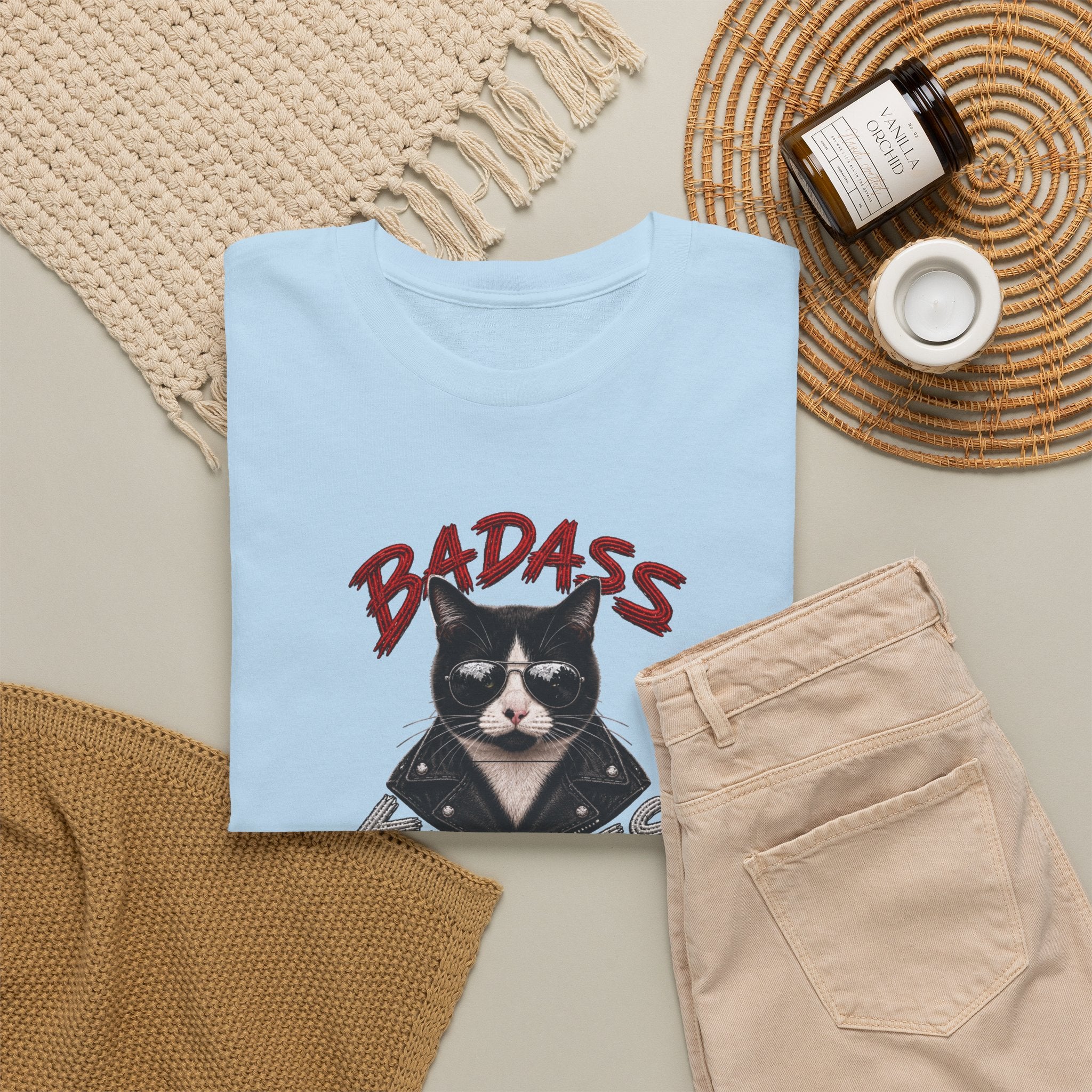 Bad-Ass Kitties™ Tee | Bruno Graphic Cat T-Shirt